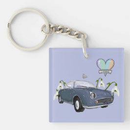 Chaveiro Lapis Grey Figaro key chain