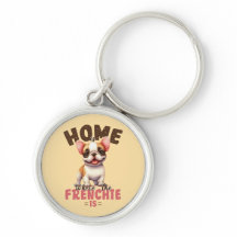 Lar é Onde O Frenchie Está Cachorro Bulldog Francê