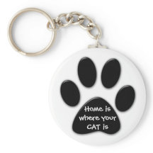 Lar é onde seu CAT é Key Ring