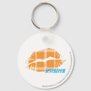 Chaveiro Laranja da xadrez