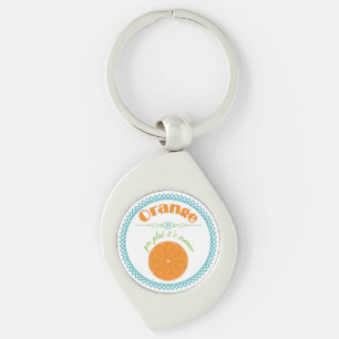 Chaveiro Laranja Você Alegra Que É Tema De Fruta Divertid