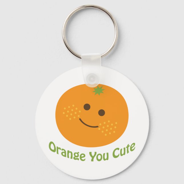 Chaveiro Laranja Você Bonito (Frente)