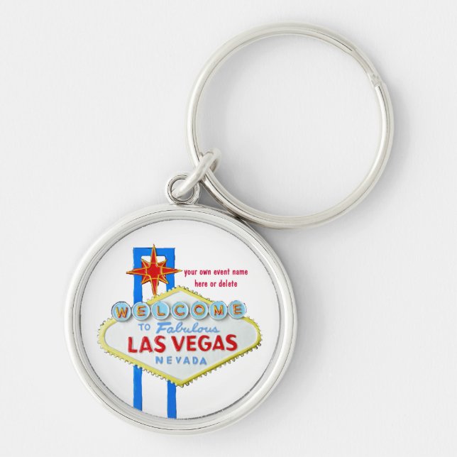 Chaveiro Las Vegas personalizou o evento (Frente)