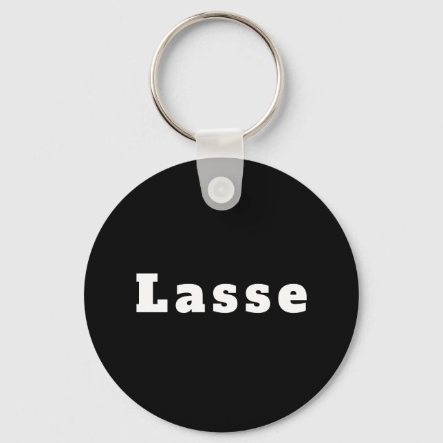 Chaveiro Lasse schwarz weiß (Frente)