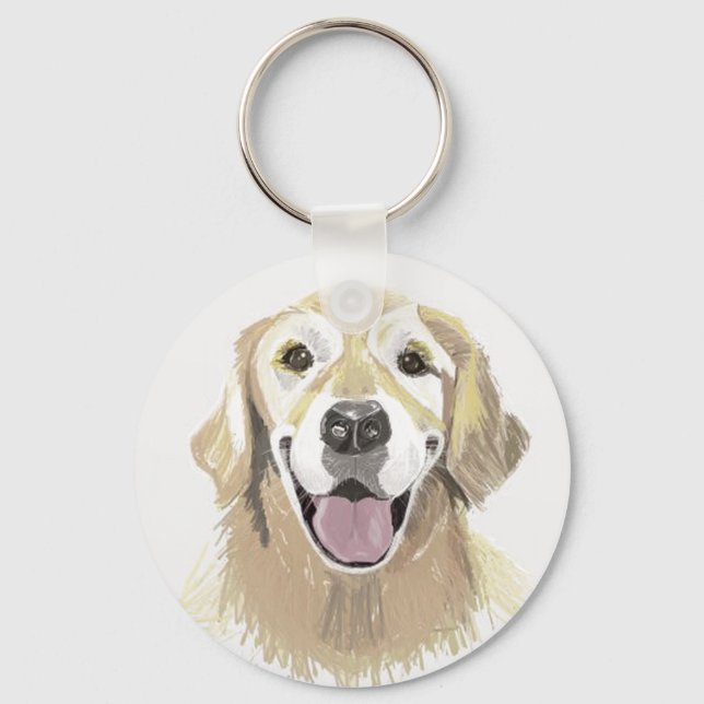 Chaveiro Laughing Golden Retriever (Frente)