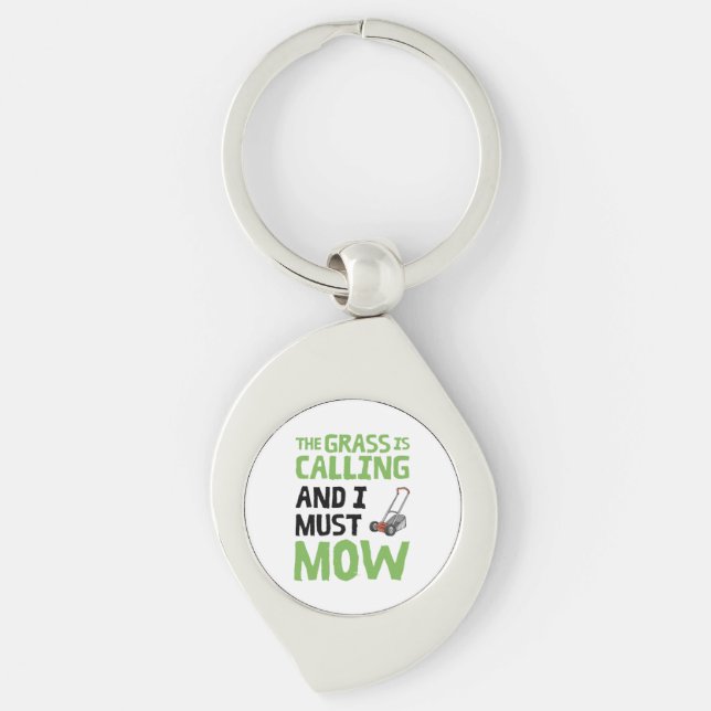 Chaveiro Lawn Mower - A Grama Está A Chamar E Eu Tenho De M (Frente)
