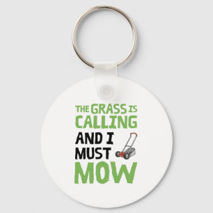 Chaveiro Lawn Mower - A Grama Está A Chamar E Eu Tenho De M