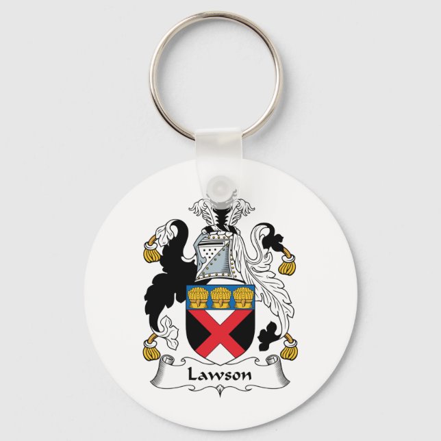 Chaveiro Lawson Family Crest (Frente)