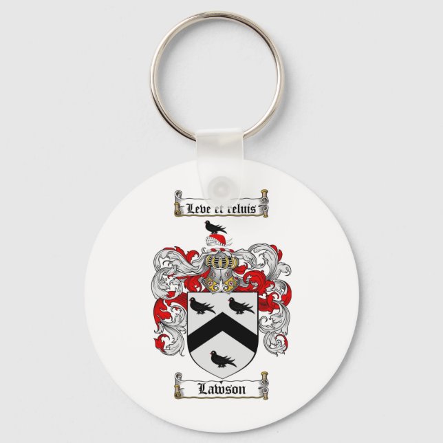 CHAVEIRO LAWSON FAMILY CREST - CASACO DE ARMAS DE LAWSON (Frente)