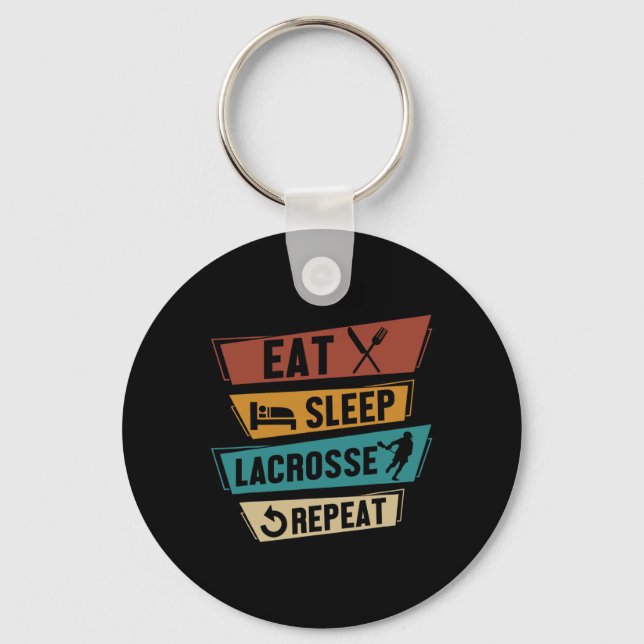 Chaveiro Lax Sport Funny Lacrosse Player Coma Lacrosse (Frente)