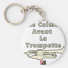 Chaveiro Le Calme avant la Trompette - Jeux de Mots