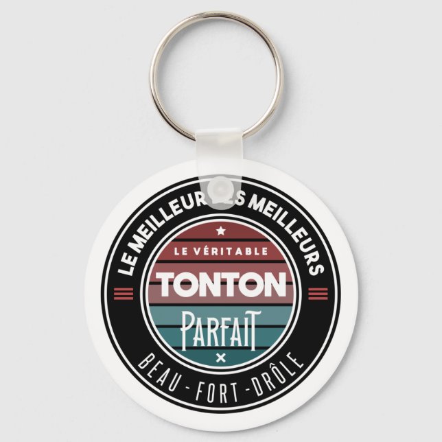 Chaveiro Le véritable tonton parfait (Frente)