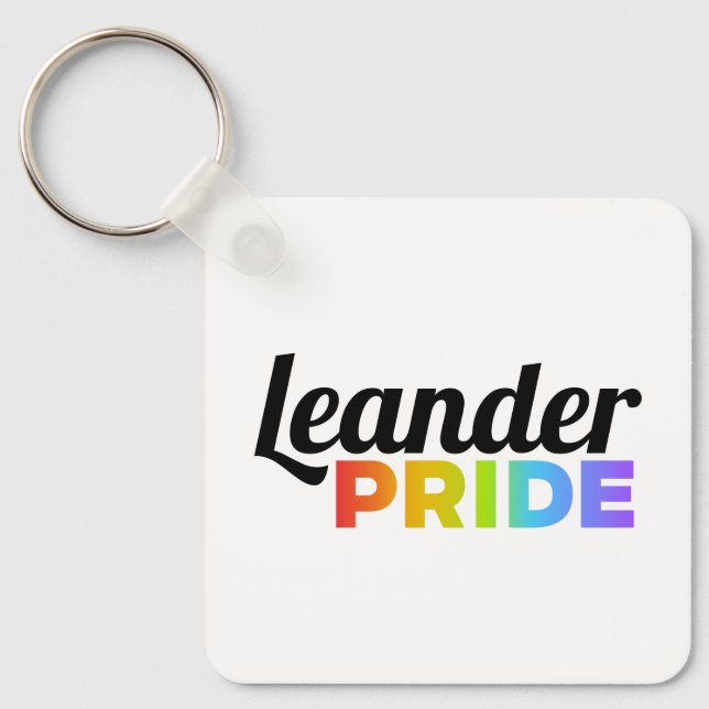 Chaveiro Leander Pride Keychain (Frente)