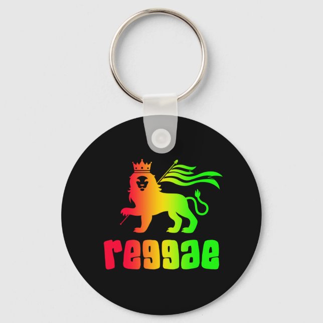 Chaveiro Leão Reggae Rasta  (Frente)
