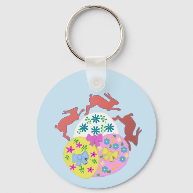 Chaveiro Leaping Hares  (Frente)