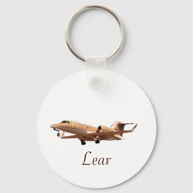 Chaveiro Lear Jet no LAX CLEAN, Lear (Frente)
