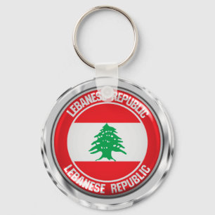 Chaveiro Lebanon Round Emblem