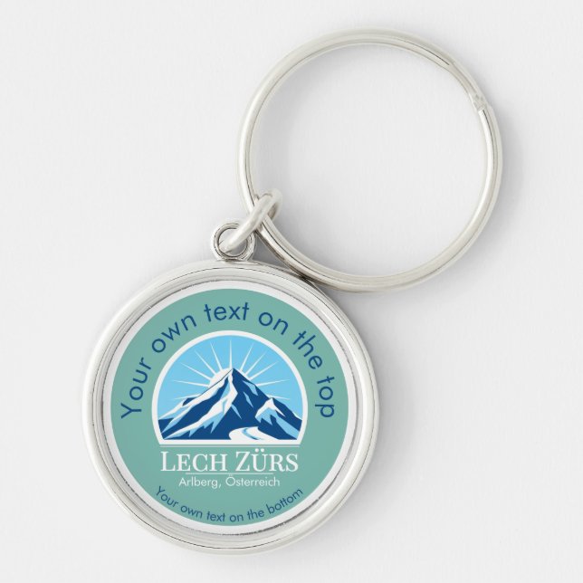 Chaveiro Lech Zürs Arlberg Áustria Österreich ski (Frente)