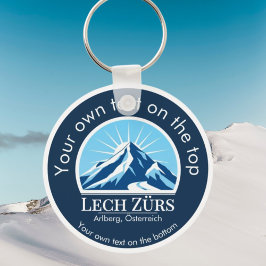 Chaveiro Lech Zürs Arlberg Áustria Österreich ski