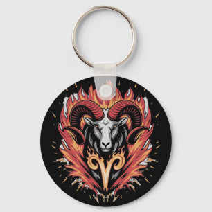 Chaveiro Legal Aries no fogo Zodiac Astology design