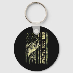 Chaveiro Legal Camuflagem de Peixe Papa Dia dos Pais