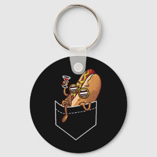 Chaveiro Legal Design De Cachorro Quente Para Homens Mulher