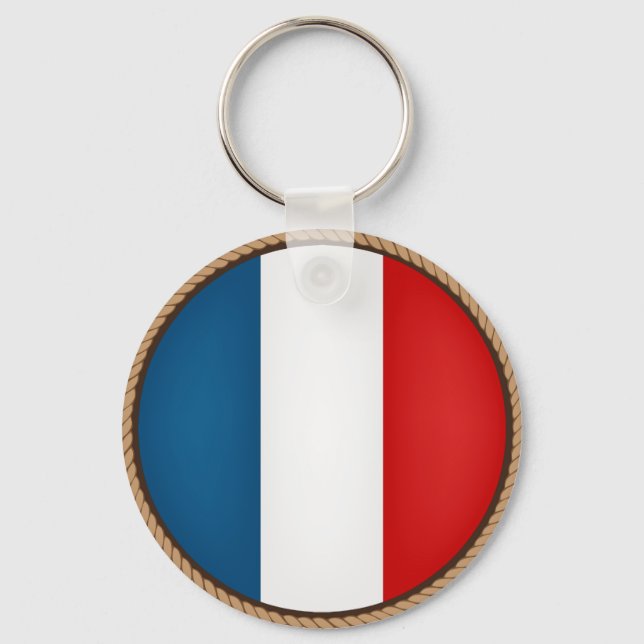 Chaveiro Legal França Flag Seal (Frente)