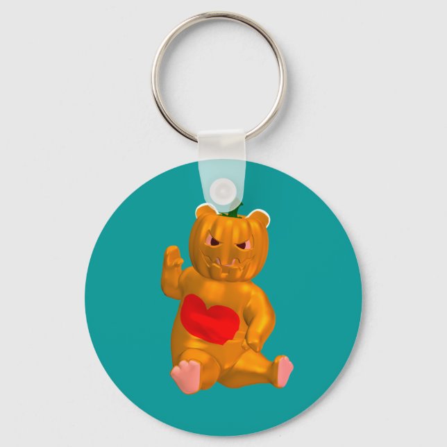 Chaveiro Legal Urso de Halloween (Frente)
