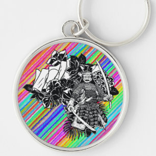 Chaveiro Legendary Samurai Warrior with Katana Design