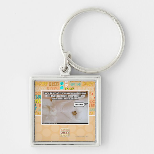 Chaveiro Lei de natureza #45 (Frente)