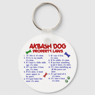 Chaveiro Lei de Propriedade AKBASH DOG 2