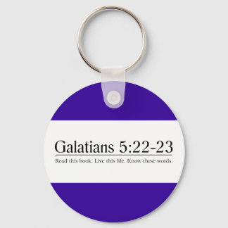 Chaveiro Leia a Bíblia dos Galatianos 5:22-23