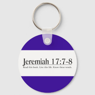 Chaveiro Leia a Bíblia Jeremiah 17:7-8