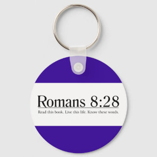Chaveiro Leia a Bíblia romanos 8:28
