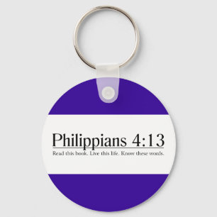 Chaveiro Leia o 4:13 dos Philippians da bíblia