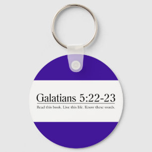 Chaveiro Leia o 5:22 de Galatians da bíblia - 23