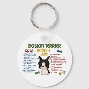 Chaveiro Leis 4 da propriedade de Boston Terrier