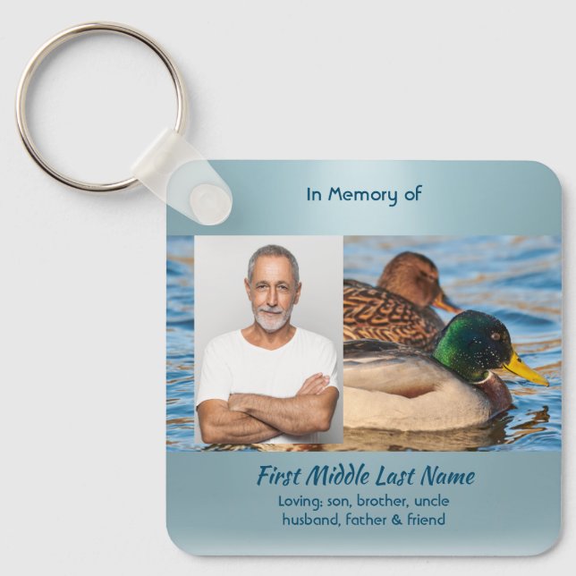 Chaveiro Lembrança Cristã Memorial Patos Mallard Ave (Frente)