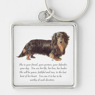 Chaveiro Lembrança de Dachshund - Fêmea