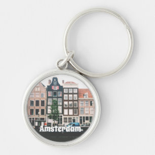 Chaveiro Lembrança de Viagem Amsterdã