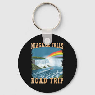 Chaveiro Lembrança de Viagem de Carro para Niagara Falls Fé