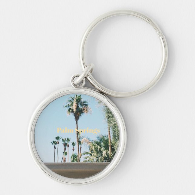 Chaveiro Lembrança de viagem de Palm Springs (Frente)