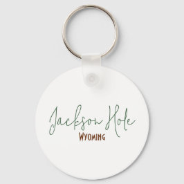 Chaveiro Lembrança de viagem para Jackson Hole, Wyoming