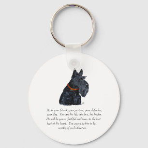 Chaveiro Lembrança do Terrier Escocês