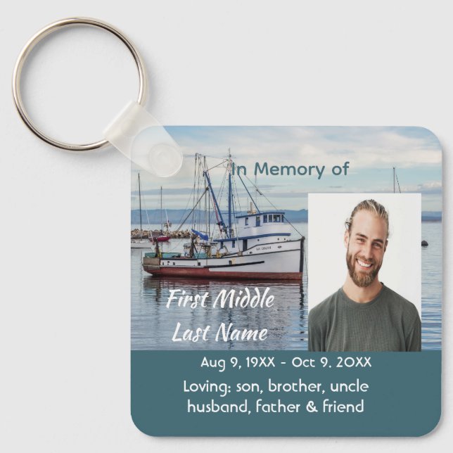 Chaveiro Lembrança Memorial Pescador Comercial (Frente)