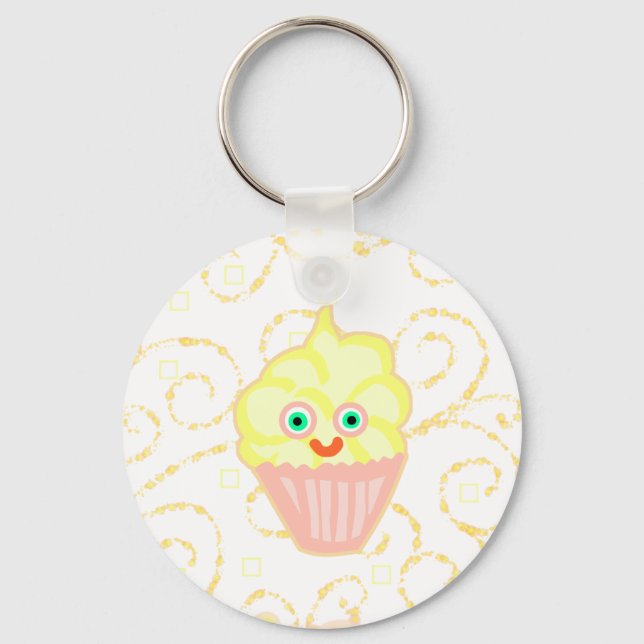 Chaveiro Lemon Cupcake Buddy! (Frente)