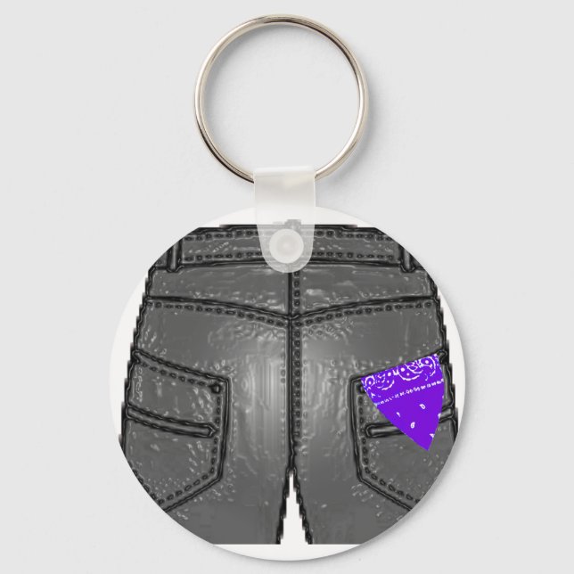Chaveiro Lenço Direito Roxo (Frente)