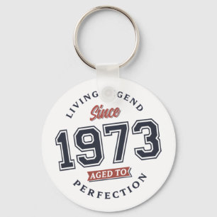 Chaveiro Lenda viva 1973 Envelhecido à perfeição