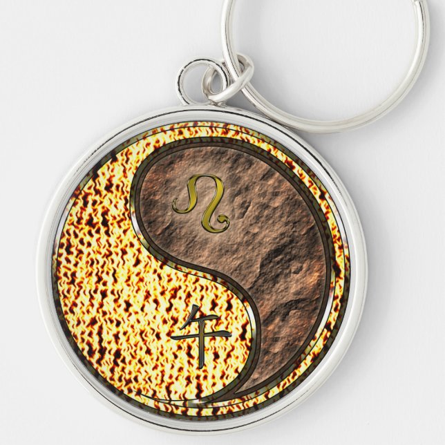 Chaveiro Leo & Earth Horse (Frente)