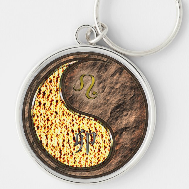 Chaveiro Leo & Earth Rabbit (Frente)